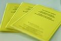 Yellow international vaccination certificate in Austria