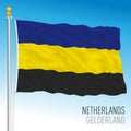 Gelderland provincial flag, Netherlands, EU