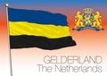 Gelderland regional flag, Netherlands, European union