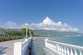 Gelendzhik, Russia. - August 12.2016. View on the embankment of Gelendzhik bay Royalty Free Stock Photo