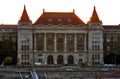 Geller thermal bath palace at sunset, Budapest, Hungary Royalty Free Stock Photo