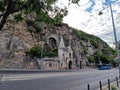 The grotto chapel GellÃÂ©rt Hill Cave Budapest Hungary