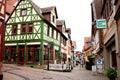 Pedestrian Zone in Gelnhausen, Hessen, Germany