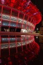 Sightseeing Gelora Bung Karno in the Night Royalty Free Stock Photo