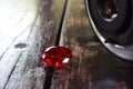 Gem and Jewelry Real ruby Red with a rare luster, expensive