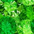 Gem seamless pattern. Emerald pattern background.