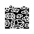 gem stone glyph icon vector illustration Royalty Free Stock Photo