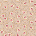 Gemetric pattern in random repeat retro ethnic mood samless vector ,Design for fashion,fabric,web,wallpaper,wrapping and all