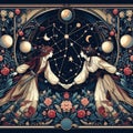 Gemini represents the zodiac sign of people born between May 21 and June 21.