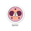 Gemini sticker icon
