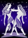 Gemini zodiac sign Royalty Free Stock Photo