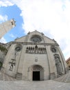 Gemona, UD, Italy - April 1, 2018: ancient Cathedral Royalty Free Stock Photo