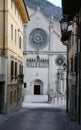 Gemona, UD, Italy - April 1, 2018: street and the Cathedral Royalty Free Stock Photo