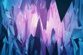 Gems and crystals mountain