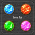 Gems set Royalty Free Stock Photo