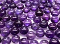 Gemstone Amethyst, natural polished stones