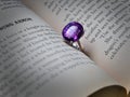 Gemstone Amethyst ring