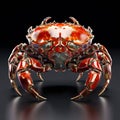 gemstone crab a crab with a shell that sparkles like a preciou Royalty Free Stock Photo