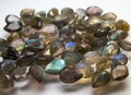 Gemstone Labradorite, natural cut stones