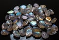 Gemstone Labradorite, natural cut stones