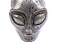 Gemstone Pyrite from Brazil Carved Crystal Star Being, Female Alien Skull,