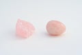 Gemstone rose quartz Royalty Free Stock Photo