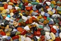 Gemstones and multi-colored natural minerals