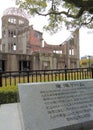 Genbaku dome Hiroshima peace memorial Hiroshima Japan Royalty Free Stock Photo