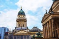 The Gendarmenmarkt is a square in Berlin and the site of an architectural ensemble including the Konzerthaus