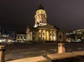 Gendarmenmarkt berlin germany at night Royalty Free Stock Photo