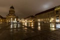 Gendarmenmarkt berlin germany at night Royalty Free Stock Photo