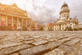 At the Gendarmenmarkt in Berlin