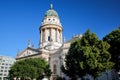 The Gendarmenmarkt. French Cathedral in Berlin Royalty Free Stock Photo