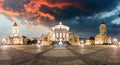 Gendarmenmarkt at night - panorama of Berlin