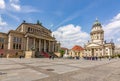 Gendarmenmarkt square with Concert Hall (Konzerthaus) and French church, Berlin, Germany Royalty Free Stock Photo