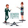 Gender Discrimination And Human Comparison Vector