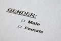 Gender diversity and recognized genders. Royalty Free Stock Photo