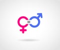 Gender Equality Concept Vector Icon Royalty Free Stock Photo