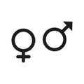 Gender Icon in trendy flat style isolated on grey background. Gender symbol for your web site design, logo, app, UI