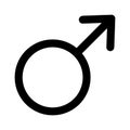 Gender Line Style vector icon which can easily modify or edit
