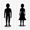 Gender man women symbol icon set black and white background pattern vector illustration graphic design Royalty Free Stock Photo