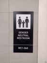 Gender Neutral Restroom Sign