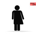 Gender neutral sign.Unisex public toilet sign and symbol Royalty Free Stock Photo