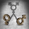 Gender Neutral Symbol Concept Royalty Free Stock Photo