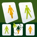 Gender puzzle Royalty Free Stock Photo