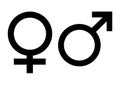 Gender Symbols Royalty Free Stock Photo