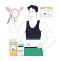 Gender transition hormonal therapy. Lifelong hormone treatments for gender