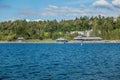 Gene Coulon Park Pavilon Royalty Free Stock Photo