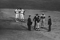 Gene Mauch and Larry Hisle argue a call.