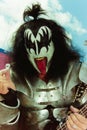 Gene Simmons with tongue out